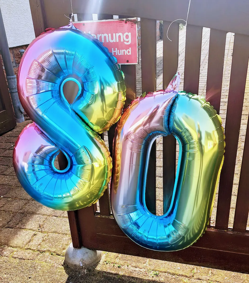 Alles gute zum 80. Geburtstag Jürgen