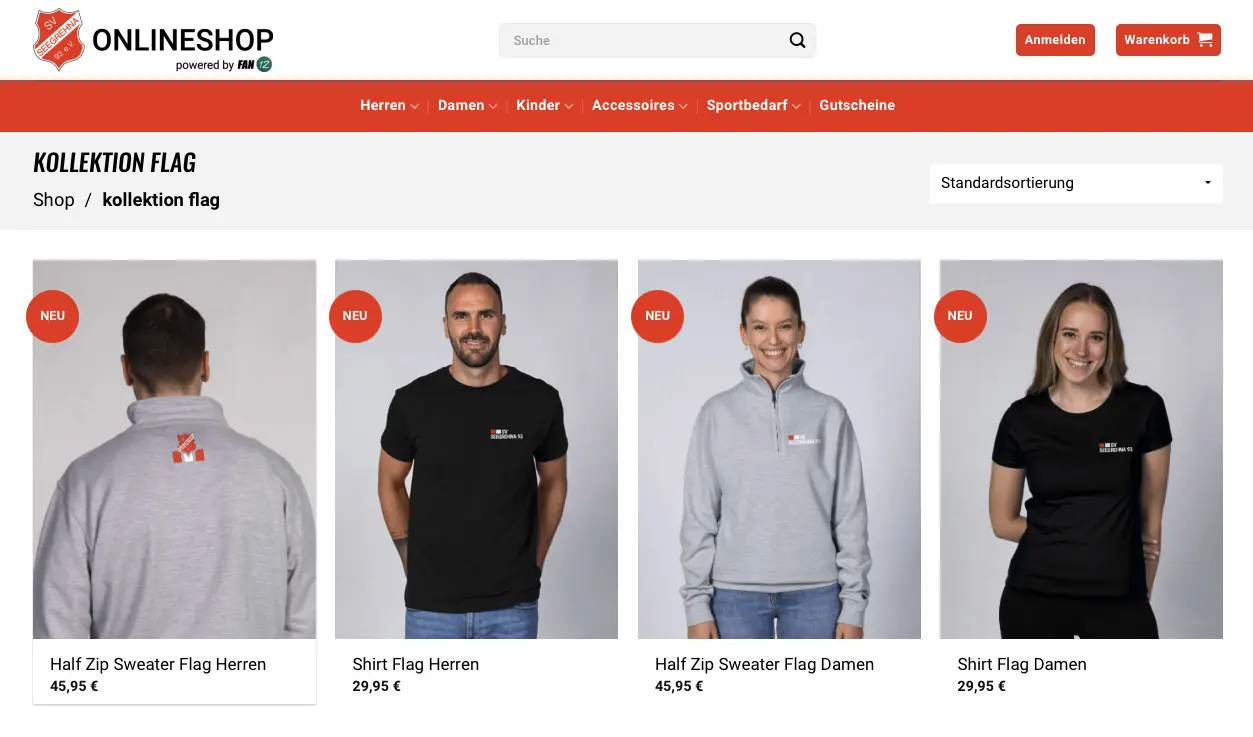 Neue Fan-Kollektion- „Flag“ jetzt im Fanshop erhältlich!