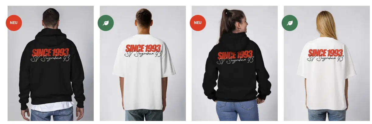 Merch aus dem SVS93 Vereins Fanshop